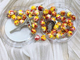 Precious Blood Rosary(8mm beads, 50g) - Red and Yellow Rosary