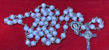 White Crystal Beads Rosary