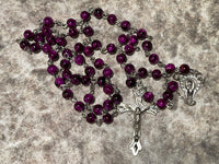 Shiny Scarlet Beads Rosary