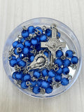 Sapphire Beads Rosary - Blue Crystal Rosary