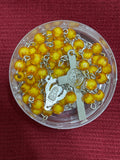 Yellow Orange Citrine Beads Rosary