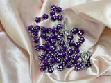 Violet Rhinestone Rosary (Extra)